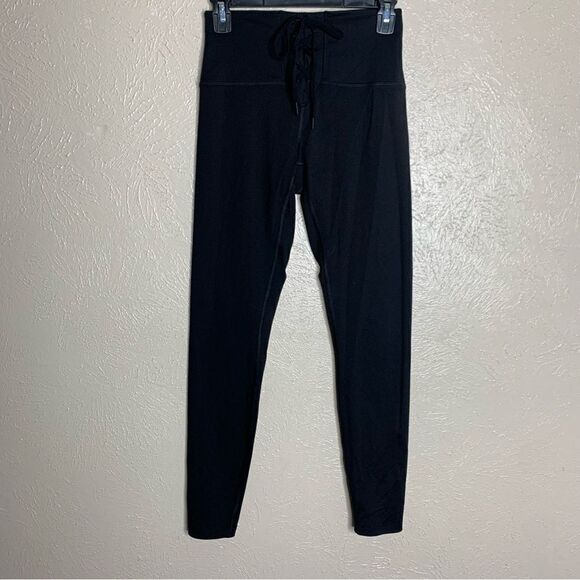 PINK ultimate high waist lace up legging black - Picture 2 of 12